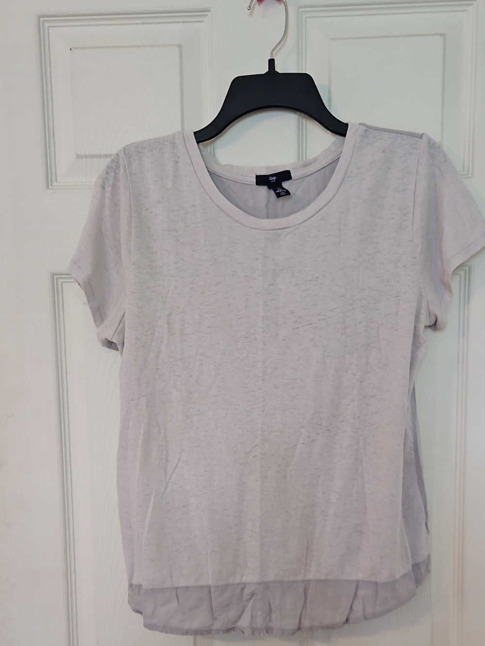 GAP Light Gray Short Sleeve Crew Tee